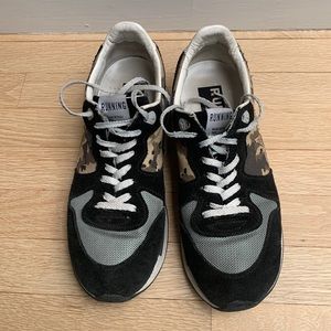 Golden goose running sneaker - camo - sparkly | Size 41